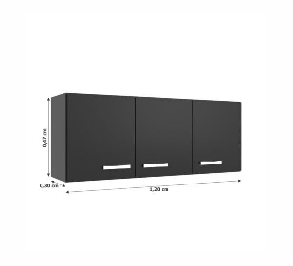 Aéreo 3 Portas 120cm - Evidência - Imagem 6