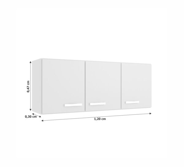 Aéreo 3 Portas 120cm - Evidência - Imagem 3