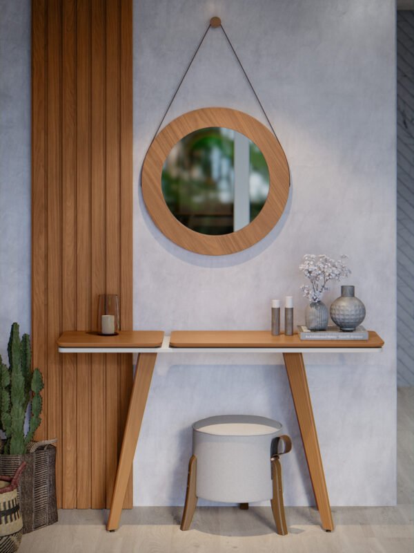 APARADOR IBIZA OFF WHITE/NATURE - TEBARROT - Imagem 3