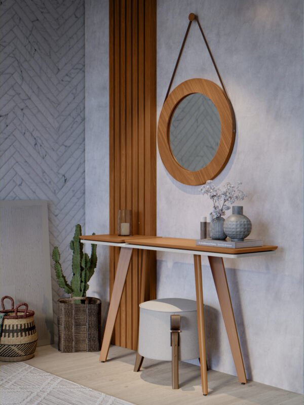 APARADOR IBIZA OFF WHITE/NATURE - TEBARROT