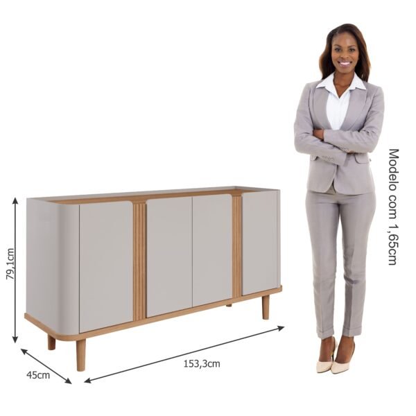 BUFFET EVA OFF WHITE NATURA - CIMOL - Imagem 7