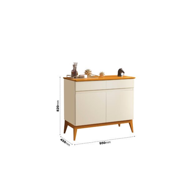 BUFFET MAGNUM 90CM OFF WHITE CEDRO - EDN - Imagem 4