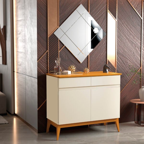 BUFFET MAGNUM 90CM OFF WHITE CEDRO - EDN