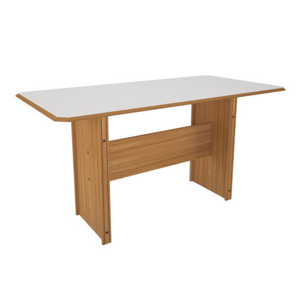 MESA EVORA/LISBOA 6 CAD FREIJO/OFF WHITE - INDEKES - Imagem 4