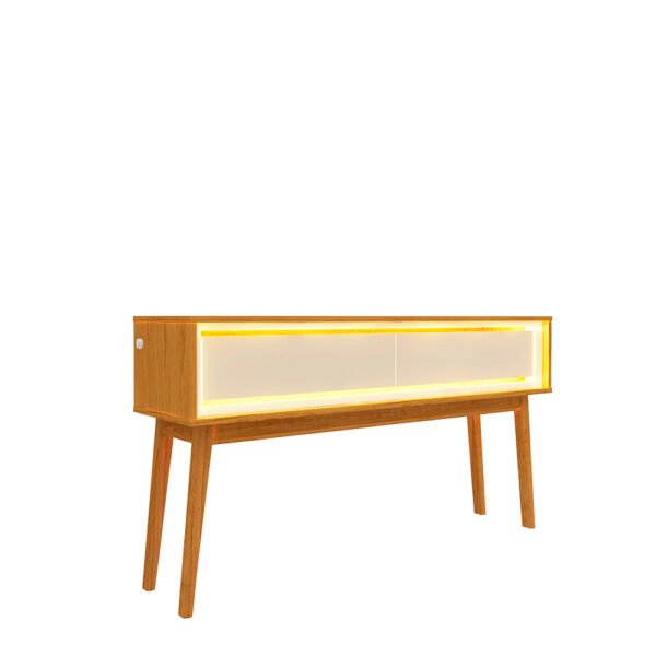 APARADOR REQUINTE NATURALE/OFF WHITE - GELIUS - Imagem 2