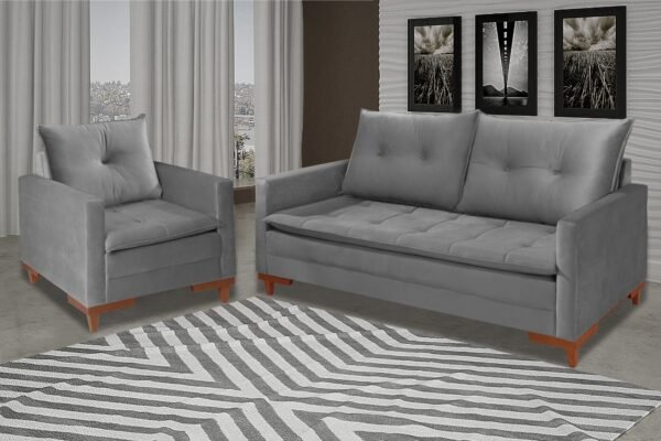 Conjunto Sofá Inglaterra - Boareto - Imagem 5