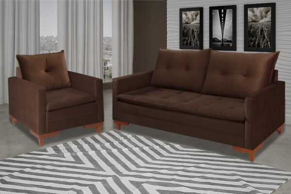 Conjunto Sofá Inglaterra - Boareto - Imagem 9
