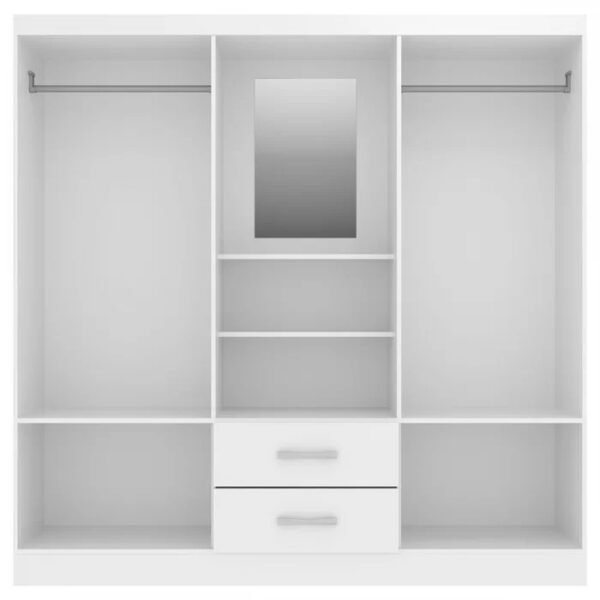 Guarda-Roupa 4 Portas Capelinha - Evidência Movéis - Imagem 4