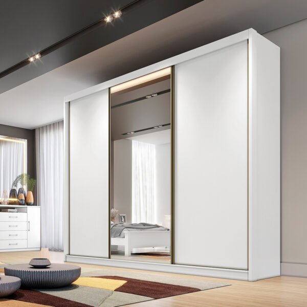 Guarda-Roupa Diamond 3 Portas - Novo Horizonte