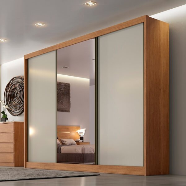 Guarda-Roupa Diamond 3 Portas - Novo Horizonte - Imagem 4