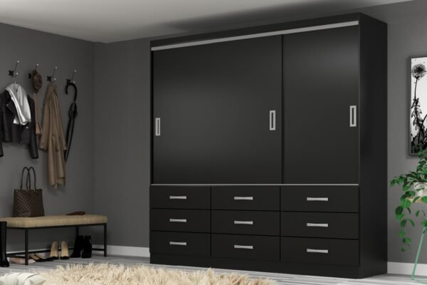 Guarda-Roupa Isabela 3 Portas - Evidência Móveis - Imagem 5