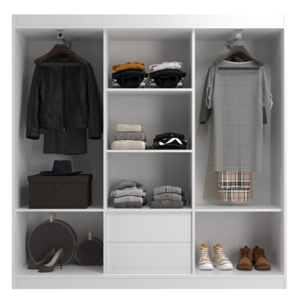 Guarda-Roupa Lisboa 3 Portas - Evidência Móveis - Imagem 7
