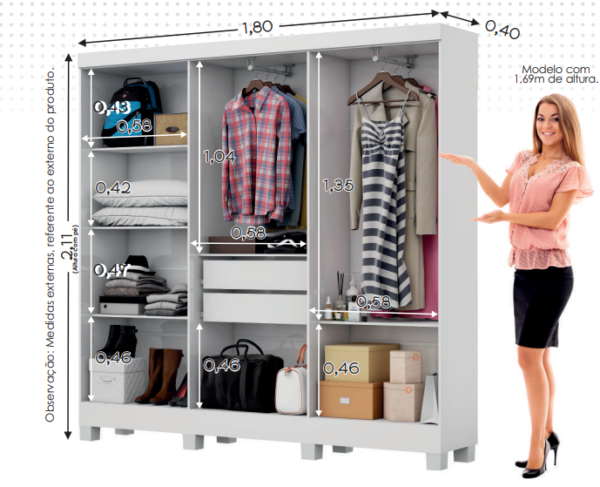 Guarda-Roupa Reis - Carioca - Imagem 2