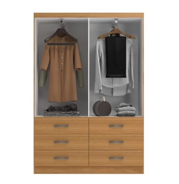 Guarda-Roupa Treviso 4 Portas - Evidência Móveis - Imagem 4