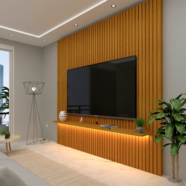 PAINEL NOBRE (SEM NICHO) RIPADO 185 NATURALE/OFF WHITE - GEL - Imagem 4