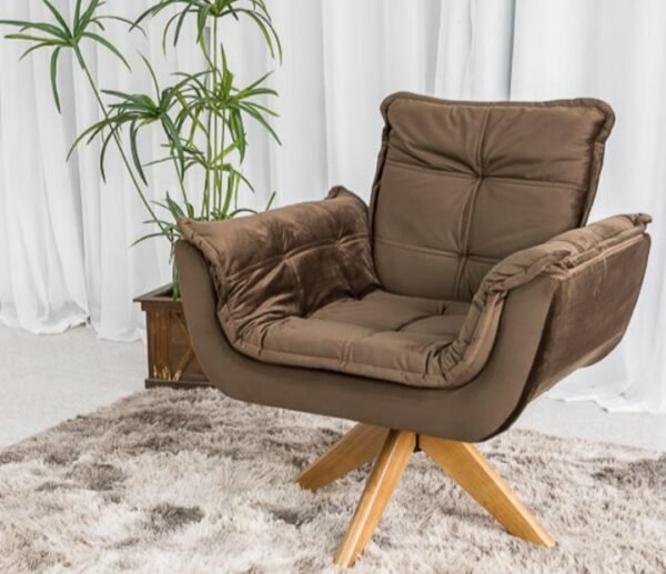 Poltrona Opala Giratória - Bella Decor - Imagem 8
