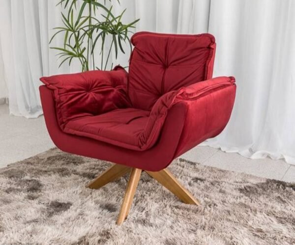 Poltrona Opala Giratória - Bella Decor - Imagem 15