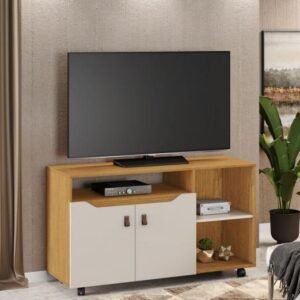 RACK SELETO CINAMOMO/OFF WHITE - JCM MOVELARIA
