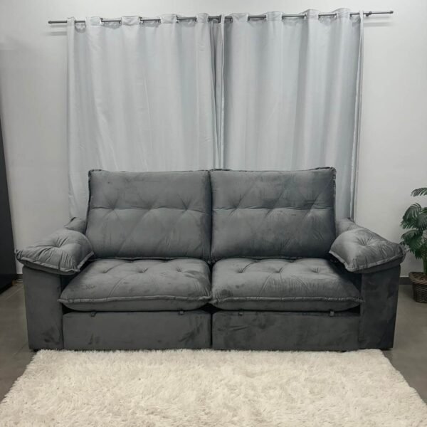 SOFA RETRATIL E RECLINAVEL CORVETTE AVELA - D VITRINI - Imagem 4