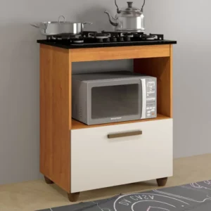 BALCAO COOKTOP 4 BOCAS SALVIA NATURA/OFF WHITE - KAIKI