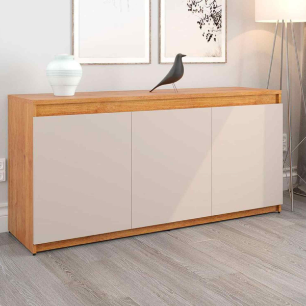 BUFFET ONIX MEL/OFF WHITE (SEM ESPELHO) - VIERO MOVEIS