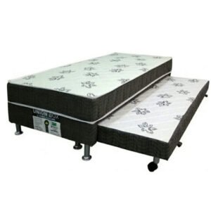 CAMA BOX SOLTEIRO COM AUXILIAR UNION ORTOPEDIC - ORTOBOM