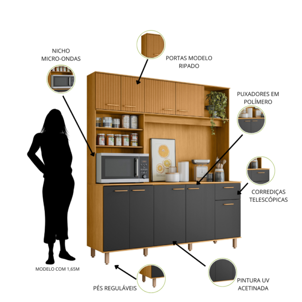 Kit Cozinha Núria - Poliman - Imagem 8