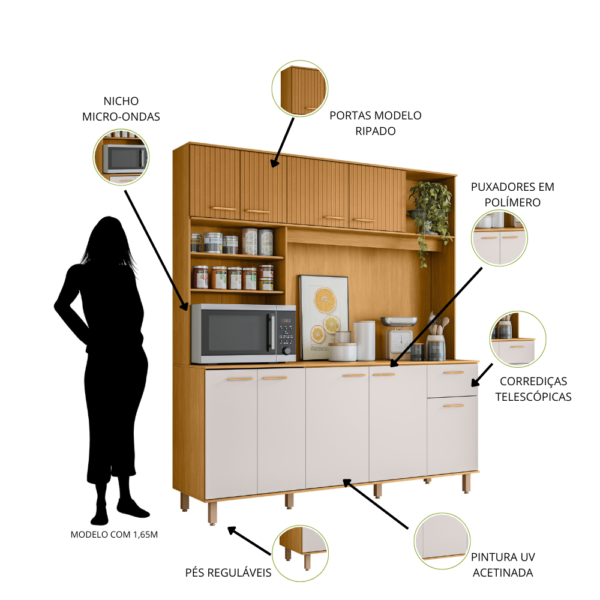 Kit Cozinha Núria - Poliman - Imagem 4