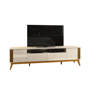 RACK MORGAN 2.2 OFF WHITE/CEDRO - EDN MOVEIS