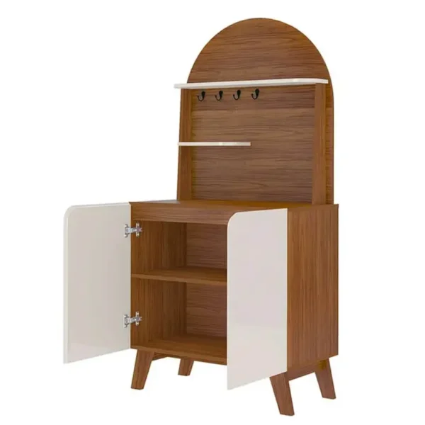 CANTINHO DO CAFE VIENA CEDRO/OFF WHITE - ARTELY - Imagem 4
