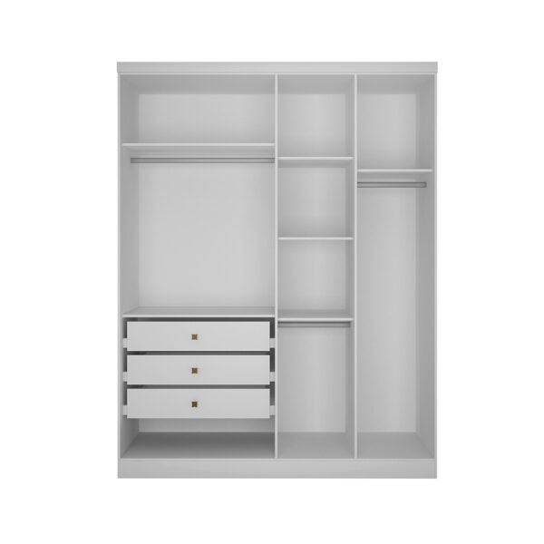 Modulo Rizon 4 Portas 3 Gavetas - Novo Horizonte - Imagem 3