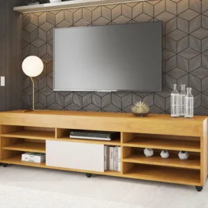 RACK BELA MEL/OFF WHITE - VIERO MOVEIS
