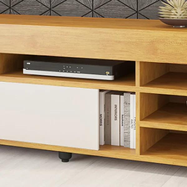 RACK BELA MEL/OFF WHITE - VIERO MOVEIS - Imagem 4