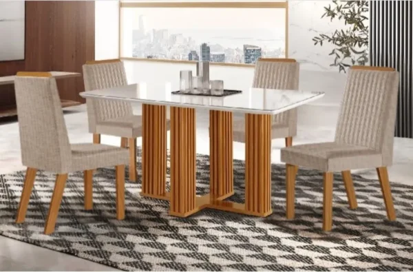Mesa Florença 120x80 - LJ Móveis - Imagem 2