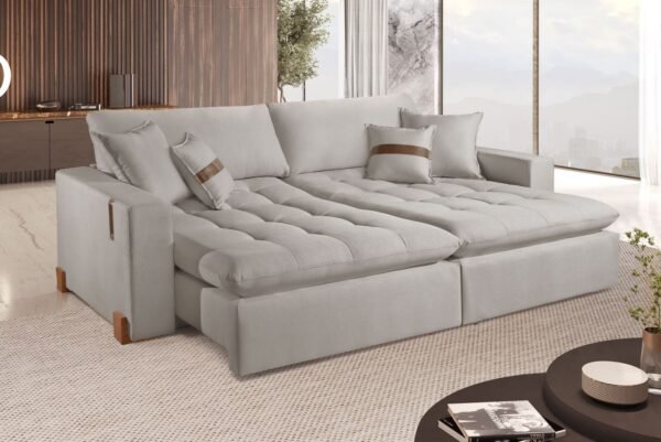 Sofá Cama Retrátil Zeus 240cm - Innova Estofados - Imagem 7