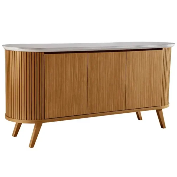 BUFFET LUNA CINAMOMO/OFF WHITE - LJ MOVEIS