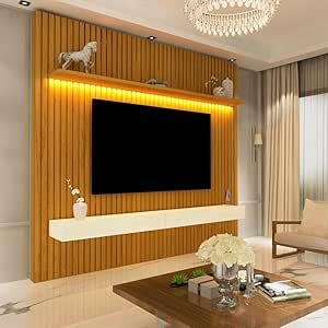 Painel Lyon com Prateleira com Led - Mavaular
