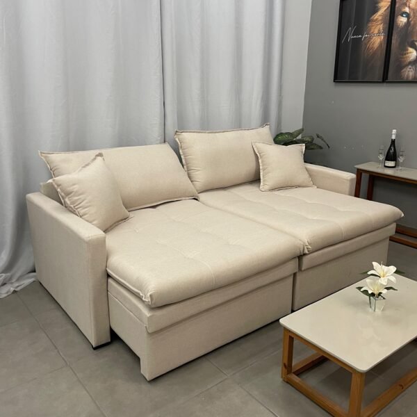 Sofá Cama Baú Ravena 2.2M - Arpaan - Imagem 9