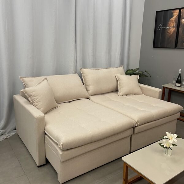 Sofá Cama Baú Ravena 2.2M - Arpaan - Imagem 7