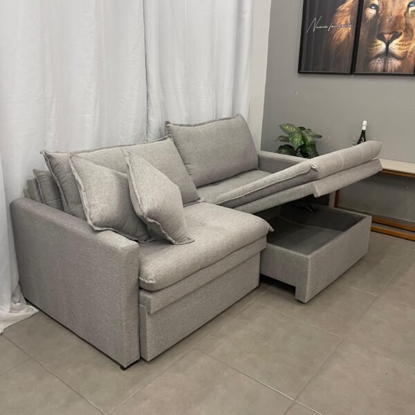 Sofá Cama Baú Ravena 2.2M - Arpaan - Imagem 4