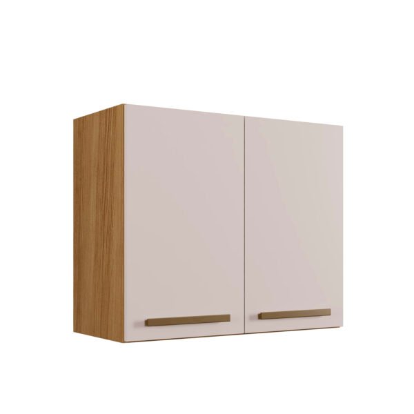 AEREO CRISTAL 2 PORTAS CINAMOMO/OFF WHITE - ARTE MOVEIS