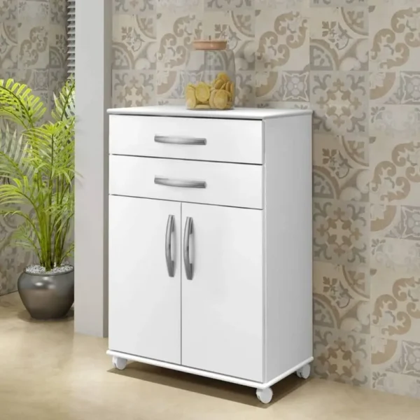 BALCAO MONACO BRANCO - ARTE MOVEIS