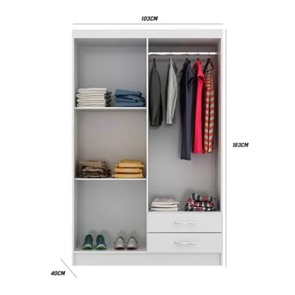Guarda- Roupa Atalaia 4 Portas - Evidencia - Imagem 2