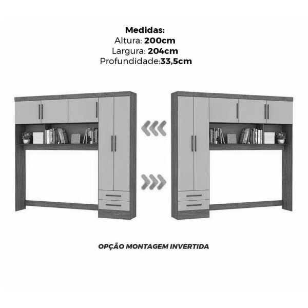 MODULADO CARIOCA HERCULES 11PT BRANCO - CARIOCA MOVEIS - Imagem 3