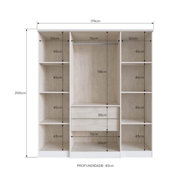 Guarda-Roupa Genebra - Doripel - Imagem 3