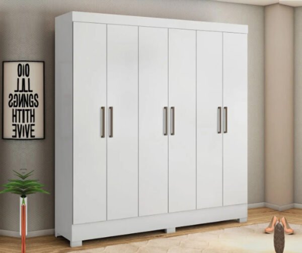 Guarda-Roupa Casal Pratico 6 Portas - Demobile