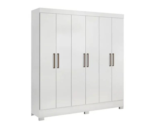 Guarda-Roupa Casal Pratico 6 Portas - Demobile - Imagem 2