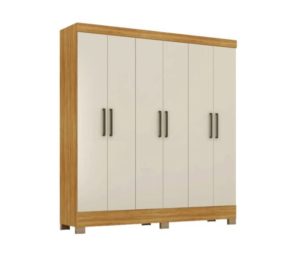 Guarda-Roupa Casal Pratico 6 Portas - Demobile - Imagem 5
