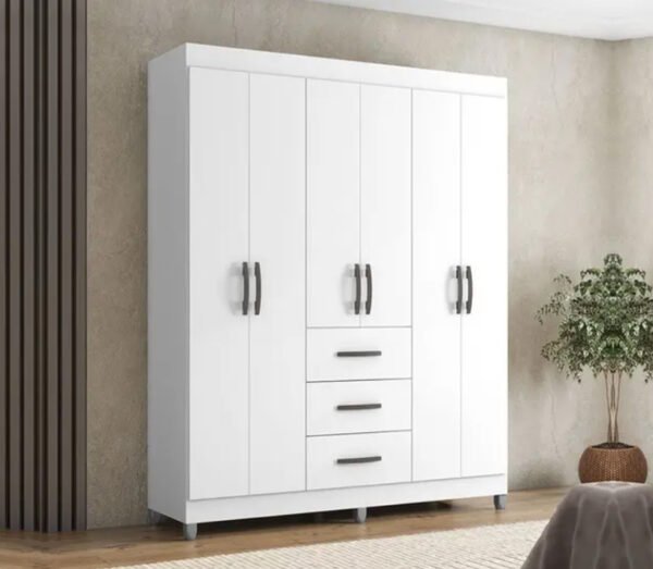 Guarda-Roupa Sevilha 6 Portas - Poquema