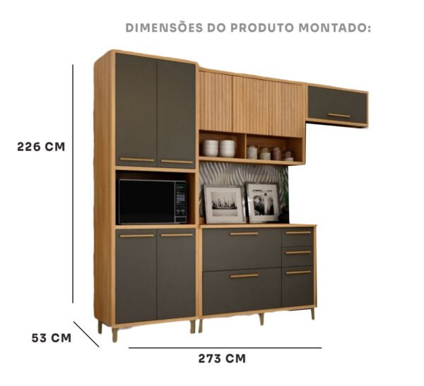 Cozinha 4 Peças Torino - Valdemóveis - Imagem 3